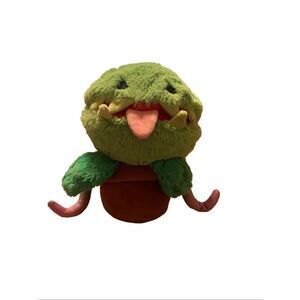 Squishable Green Pink Mysterious Doctor Plague Venus Fly Trap Plush Toy 9"